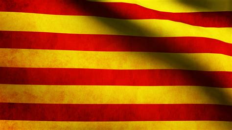 Catalonia flag waving 28594610 Stock Video at Vecteezy