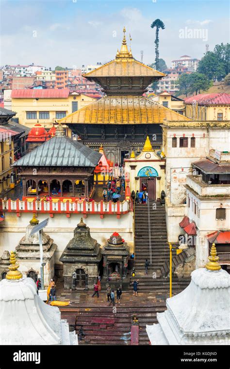 Pashupatinath Temple complex, Unesco World Heritage Site, Kathmandu ...