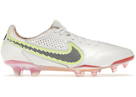 Nike Tiempo Legend 9 Elite FG White Pink Blast Men's - CZ8482-121 - US