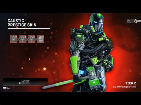 Apex Legends New Caustic Heirloom Skin First Look!