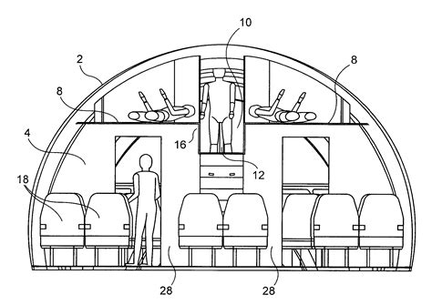 Patent US7823831 - Aircraft cabin layout having berths in the upper ...