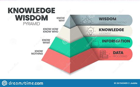 Knowledge Wisdom Hierarchy Infographic Template With Icons. DIKW ...