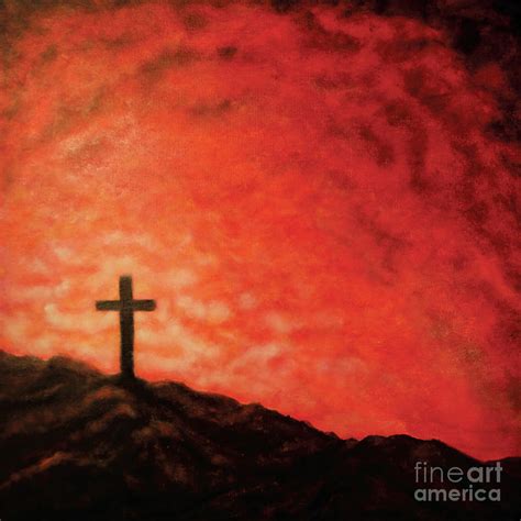 Calvary Painting by Lois Saff - Fine Art America