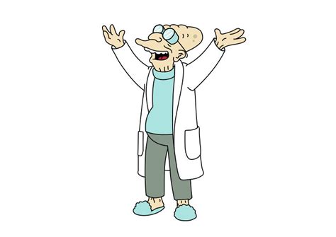 Professor Farnsworth Futurama Free Vector