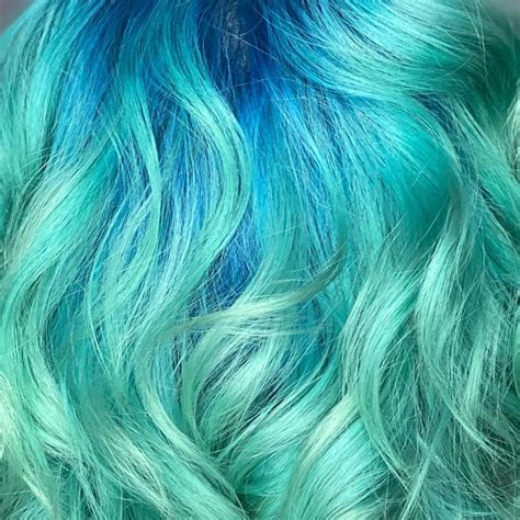 Teal hair dye - amazing color for any hair