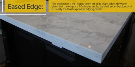 Pencil Edge vs. Eased Edge Countertops | StoneSense