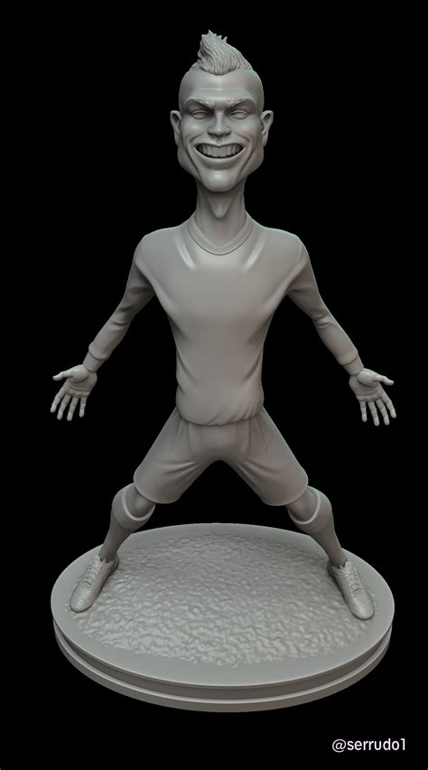 STL file Cristiano Ronaldo ⚽・3D printer model to download・Cults