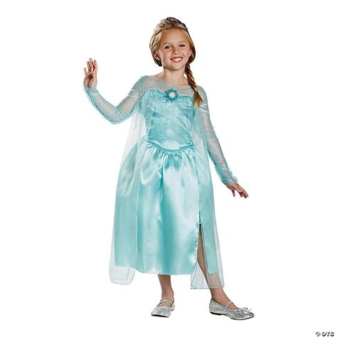 Girl’s Frozen™ Elsa Snow Queen Costume | Oriental Trading