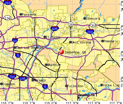 Industry, California (CA 90660, 91744) profile: population, maps, real ...