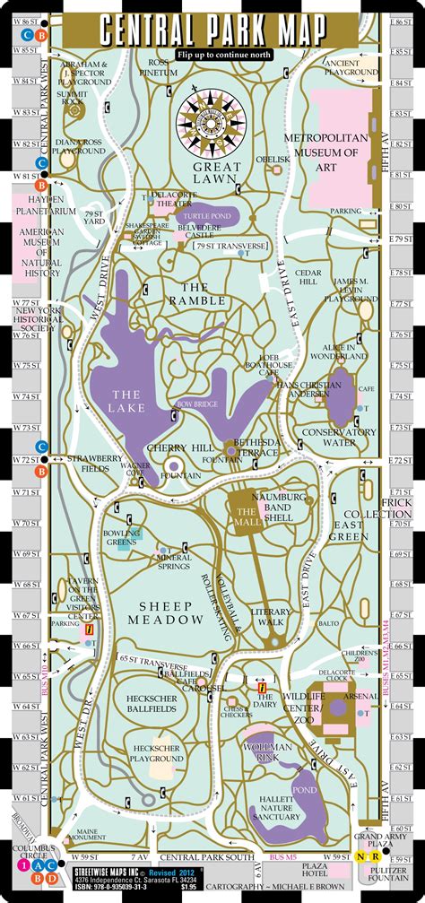 Printable Central Park Map