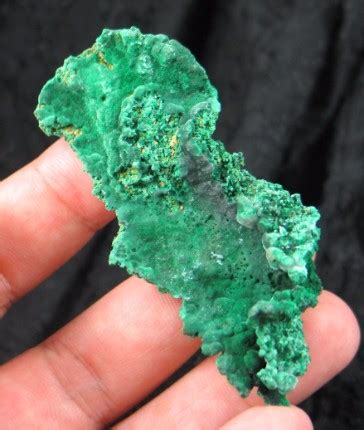 The Other Side of the Sun | Velvety Fibrous Malachite Formation