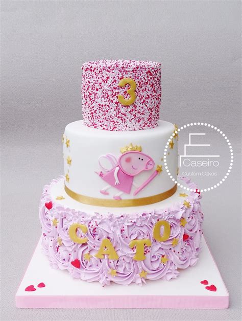 Fairy Princess Peppa Pig Birthday cake Bolo Da Peppa Pig, Cumple Peppa ...