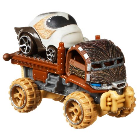 Hot Wheels Star Wars Character Car, Chewbacca With Porg - Walmart.com ...