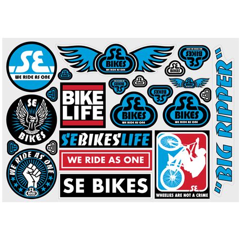 Decals, Stickers SE Racing Bikes So Cal Flyer Reflective Sticker Kit ...