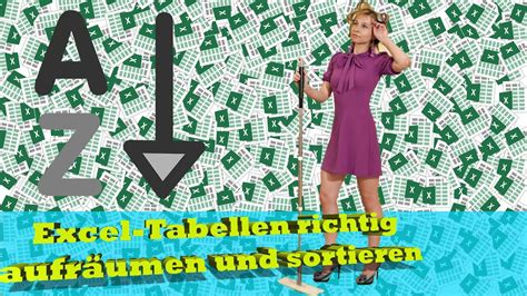 Excel sortieren - Excel Tabelle sortieren leicht gemacht für Freude ...