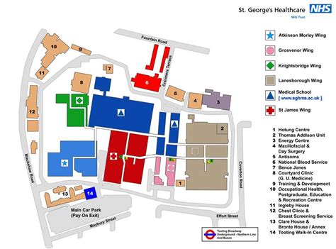 King George Hospital Floor Plan