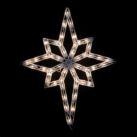 Northlight Star of Bethlehem Lighted Double Sided Christmas Window ...