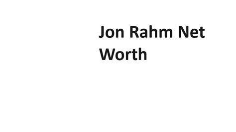 Jon Rahm Net Worth - Complete Information