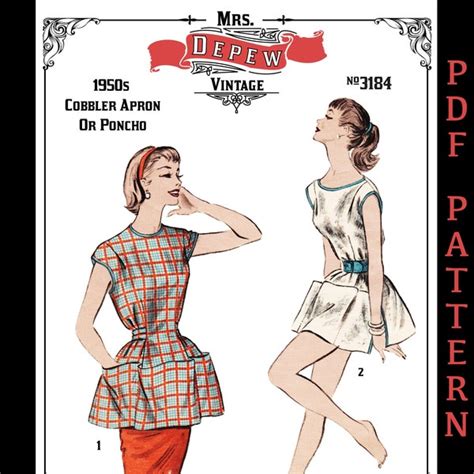 Waitress Apron Pattern - Etsy