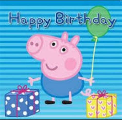 George poster, background idea Cumple George Pig, Peppa Pig George ...