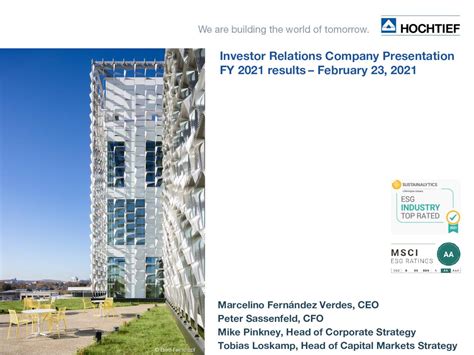 HOCHTIEF Aktiengesellschaft 2021 Q4 - Results - Earnings Call ...