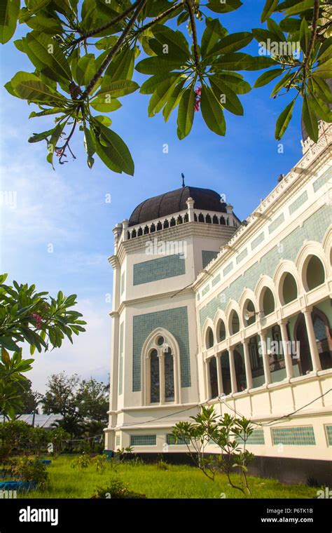 Indonesia, Sumatra, Medan, Great Mosque Stock Photo - Alamy