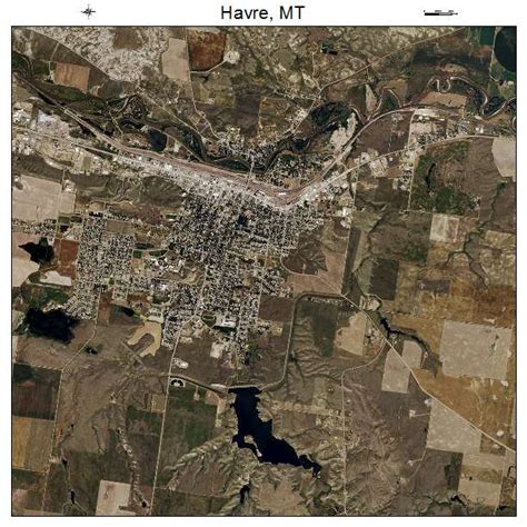 Aerial Photography Map of Havre, MT Montana