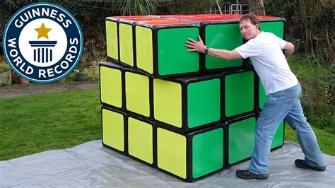 Largest Rubik's Cube - Guinness World Records | Doovi