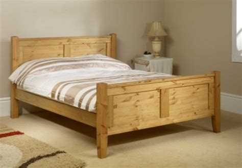 Friendship Mill Coniston High Foot End 5ft Kingsize Pine Wooden Bed ...