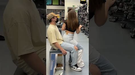 Pranking a cute girl to Sat on my laps in a store #shorts - YouTube