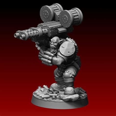 Free STL file Ork Big Shoota・3D print model to download・Cults