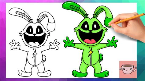 How To Draw Hoppy Hopscotch from Poppy Playtime | Smiling Critters ...