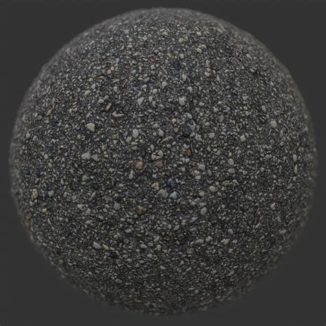 Pebbled Asphalt 1 PBR Material - Free Texture Download