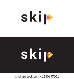 Skip Icon Logo Design Stock Vector (Royalty Free) 1830697001 | Shutterstock