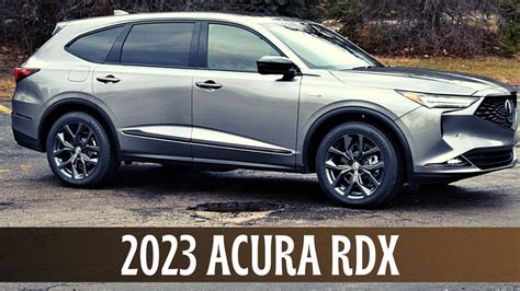 2023 Acura RDX SUV - Refresh Changes Pricing Specifications - YouTube