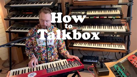 Lorenz Rhode - How to Talkbox - YouTube