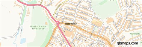 Horwich Vector Street Map