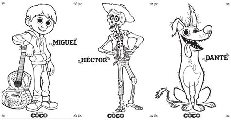 Free Printable Coco Coloring Pages - Desert Chica