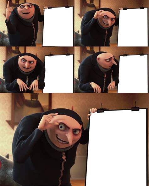 Gru Meme Template