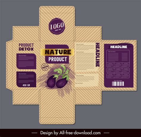 Food Packaging Design Templates Free