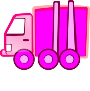 Pink Truck Clip Art at Clker.com - vector clip art online, royalty free ...