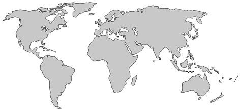 World map PNG transparent image download, size: 1357x628px