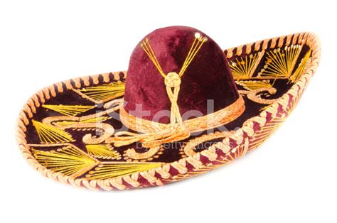 Mexican Sombrero Isolated on White Stock Photos - FreeImages.com