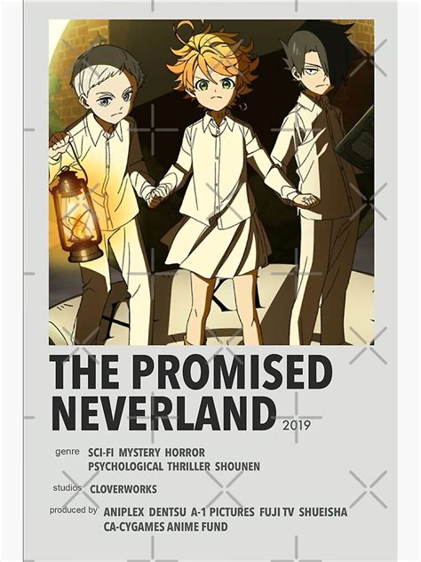 "The Promised Neverland" Poster by maria-myers809 | Redbubble