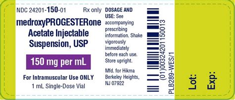 DailyMed - MEDROXYPROGESTERONE ACETATE INJECTABLE SUSPENSION ...