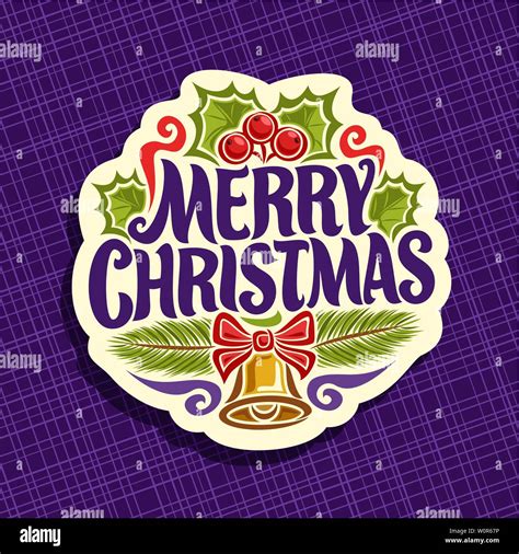 Vector logo for Christmas Stock Vector Image & Art - Alamy