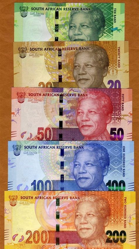 South African rand (currency) featuring Nelson Mandela | South african ...