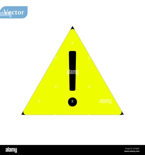 Danger sign vector icon. Attention caution illustration. Business ...