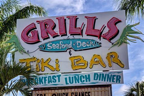 Grills Seafood Deck and Tiki Bar | Port Canaveral Florida