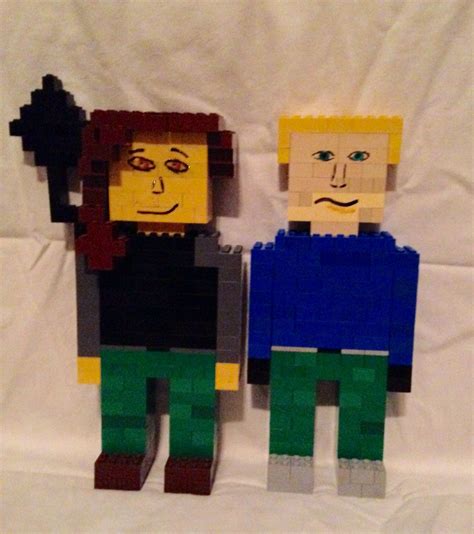 Katness and Peeta from The Hunger Game [lego] | Lego art, Hunger games ...